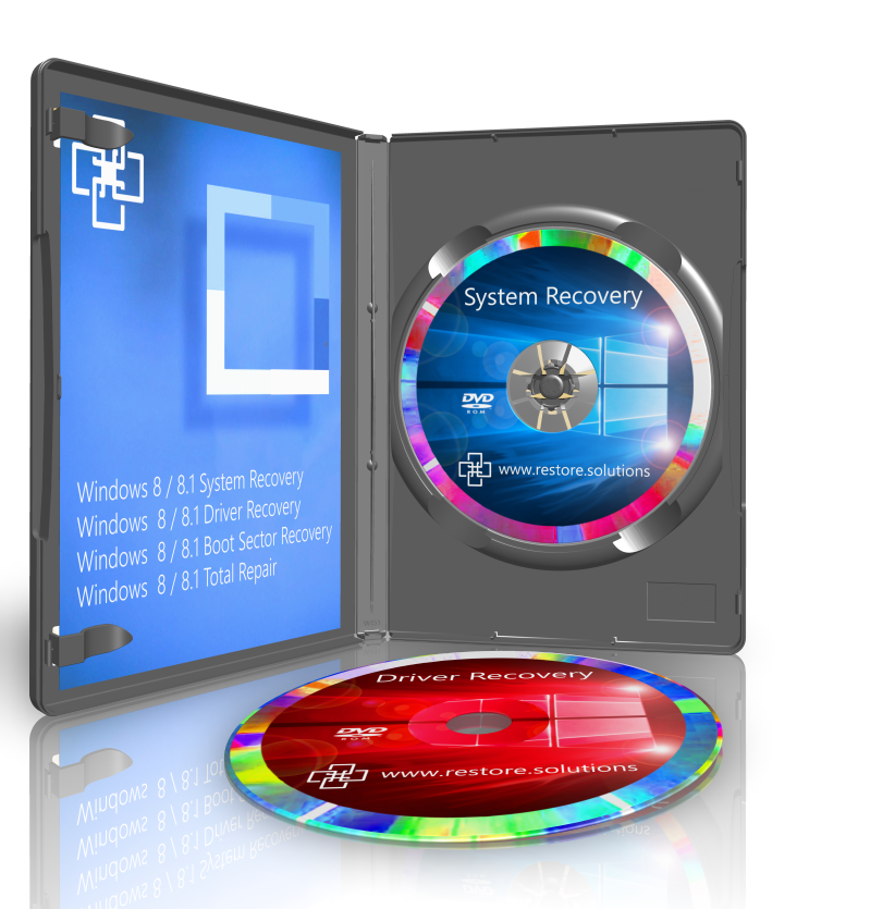 Windows 8 8.1 Recovery DVD Disk Set