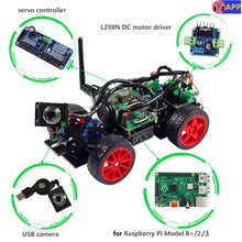 Load image into Gallery viewer, Smart Remote Control Video Car Kit for Raspberry Pi 3+ Android APP For RPi 3 Model B+ B 2B 1 B+
