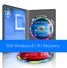 Charger l&#39;image dans la galerie, MSI Windows 8 / 8.1 Recovery Reinstall Repair 64 Bit Boot DVD
