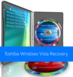 Toshiba Windows Vista System Recovery Restore Reinstall Boot Disc DVD USB