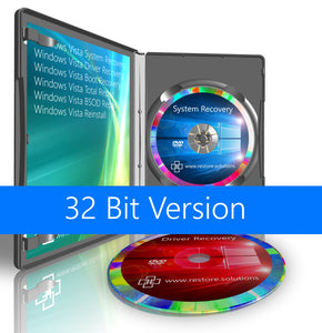 Clevo Windows Vista System Recovery Restore Reinstall Boot Disc DVD USB