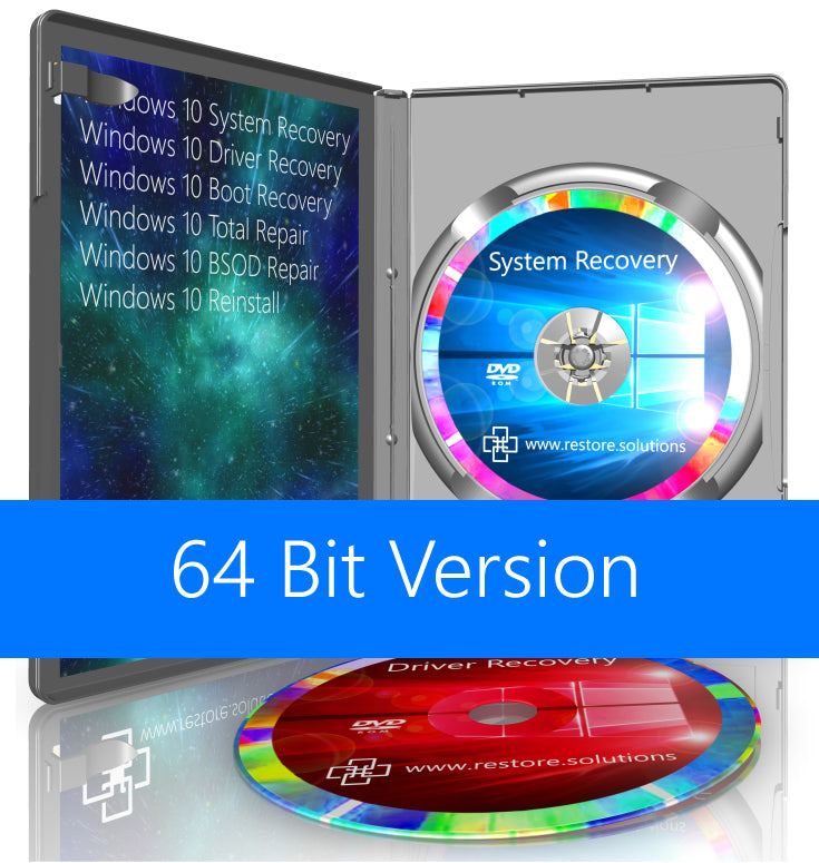 Lenovo Windows 10 System Recovery Reinstall Restore Boot Disc DVD USB